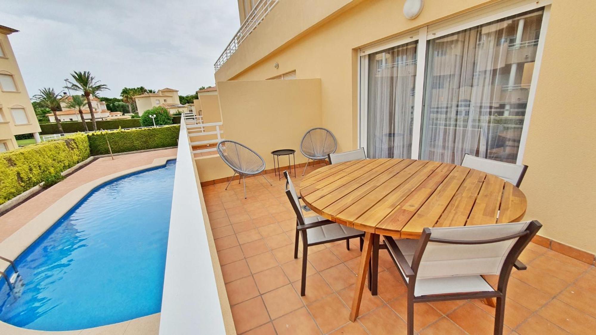 Apartamentos Par Tres - Oliva Nova Buitenkant foto
