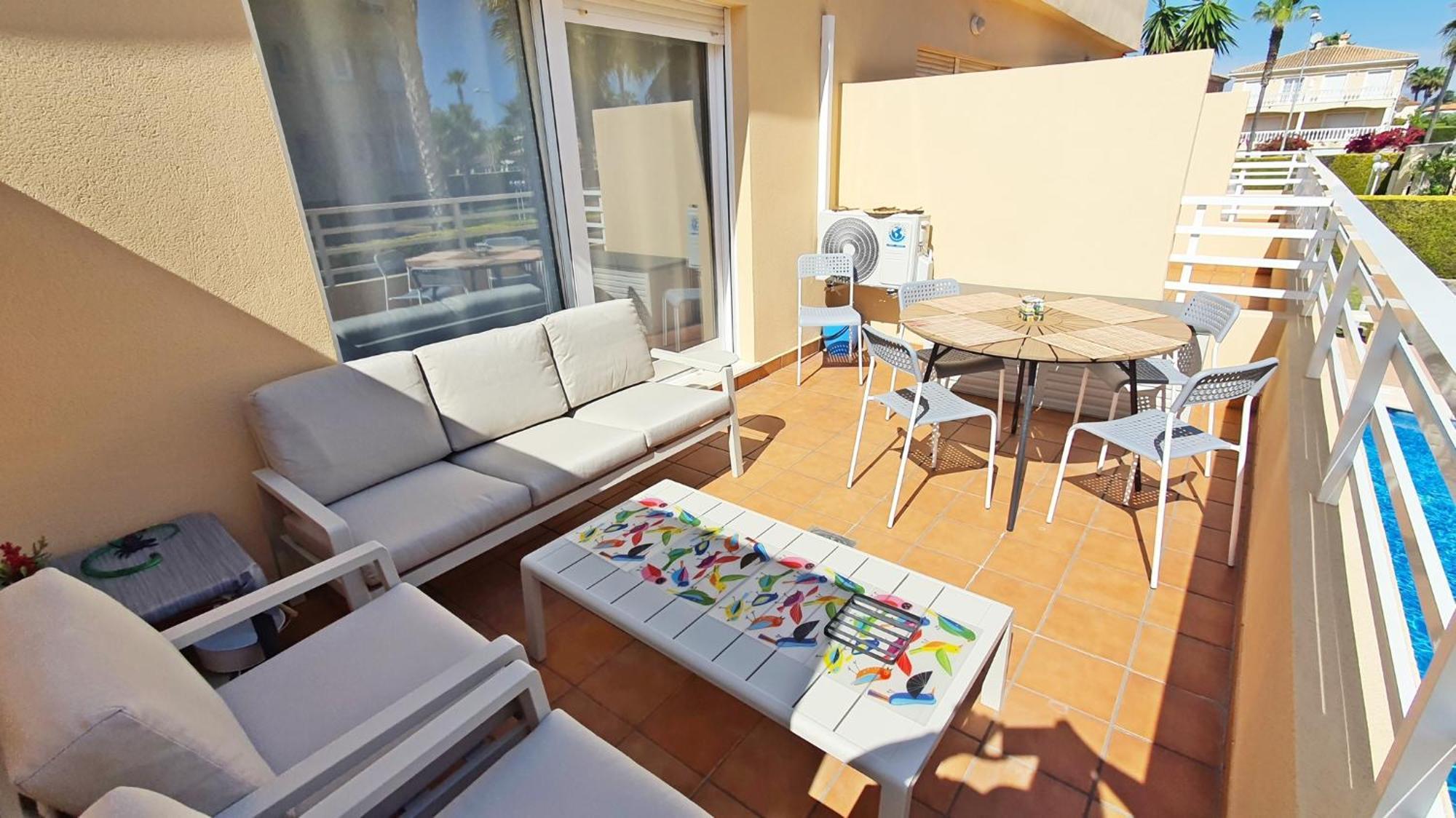 Apartamentos Par Tres - Oliva Nova Buitenkant foto